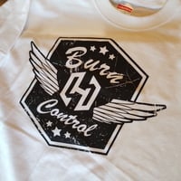 BurnControl T-Shirt (S,M,L,XL) - White / Navy / Charcoal / Sumi - Sticker included!【受注生産】