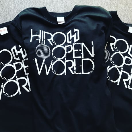OpenWorld / T-Shirt(S,M,L,XL-size) / BLK【受注生産】