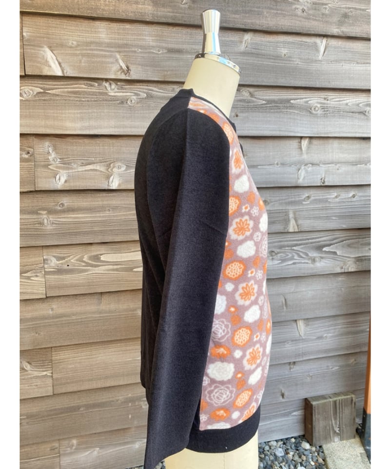 前身起毛切替花柄カーディガン | ミセス・シニアの洋服WEARPLUS