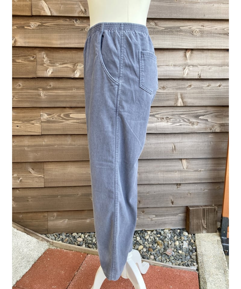 裏起毛製品染め綿混総ゴムストレッチパンツ | ミセス・シニアの洋服