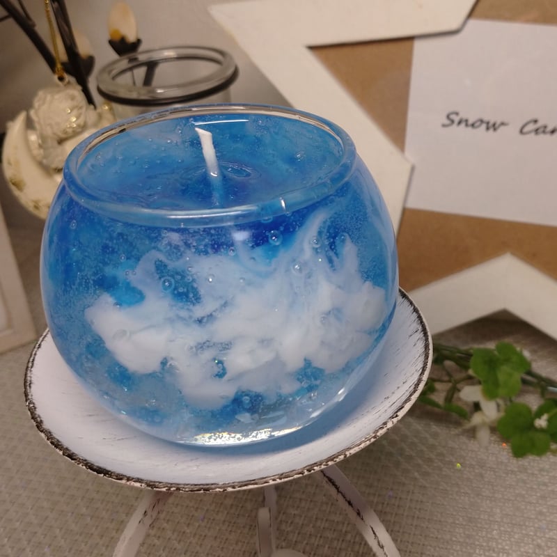 空色ジェルキャンドル | Snow Candle