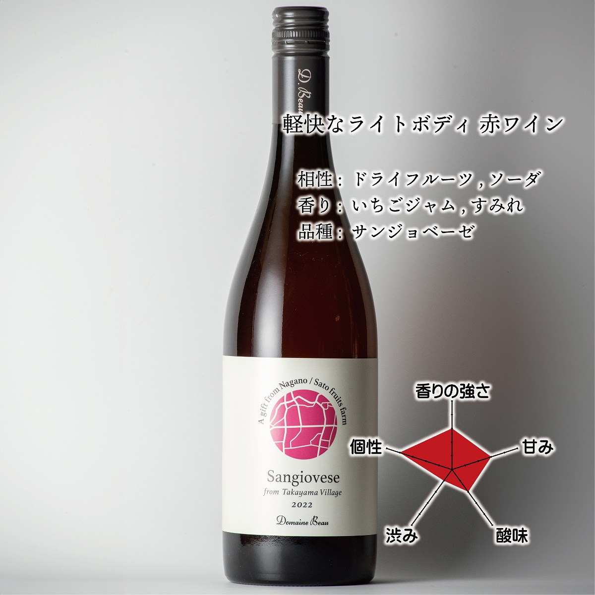 サンジョベーゼ ローズ 2022 | Domaine Beau ONLINE SHOP