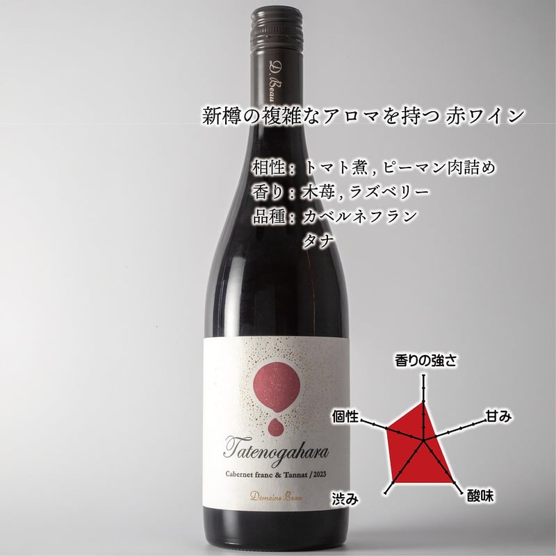 ドメーヌ・ナカジマ 2023年 赤ワイン カベルネ・フラン 日本ワイン