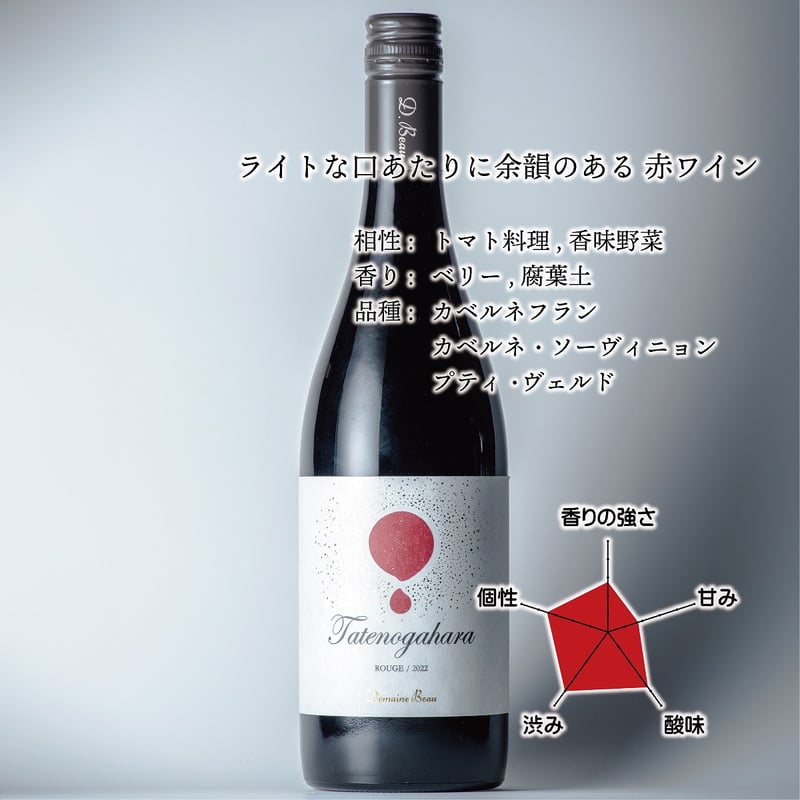 立野原 ルージュ 2022 | Domaine Beau ONLINE SHOP