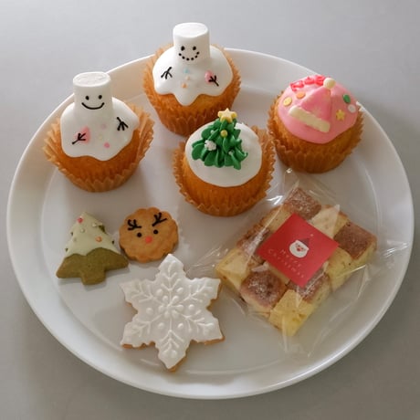 クリスマスカップケーキ&焼き菓子セット