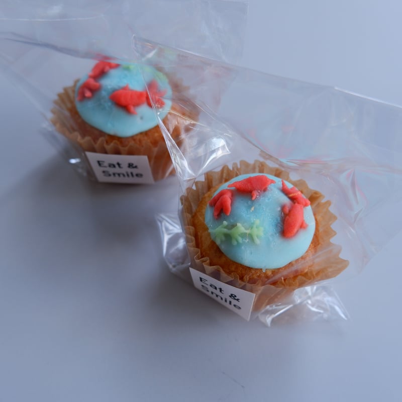 夏のカップケーキセット（メッセージクッキー付き） | Eat & Smile