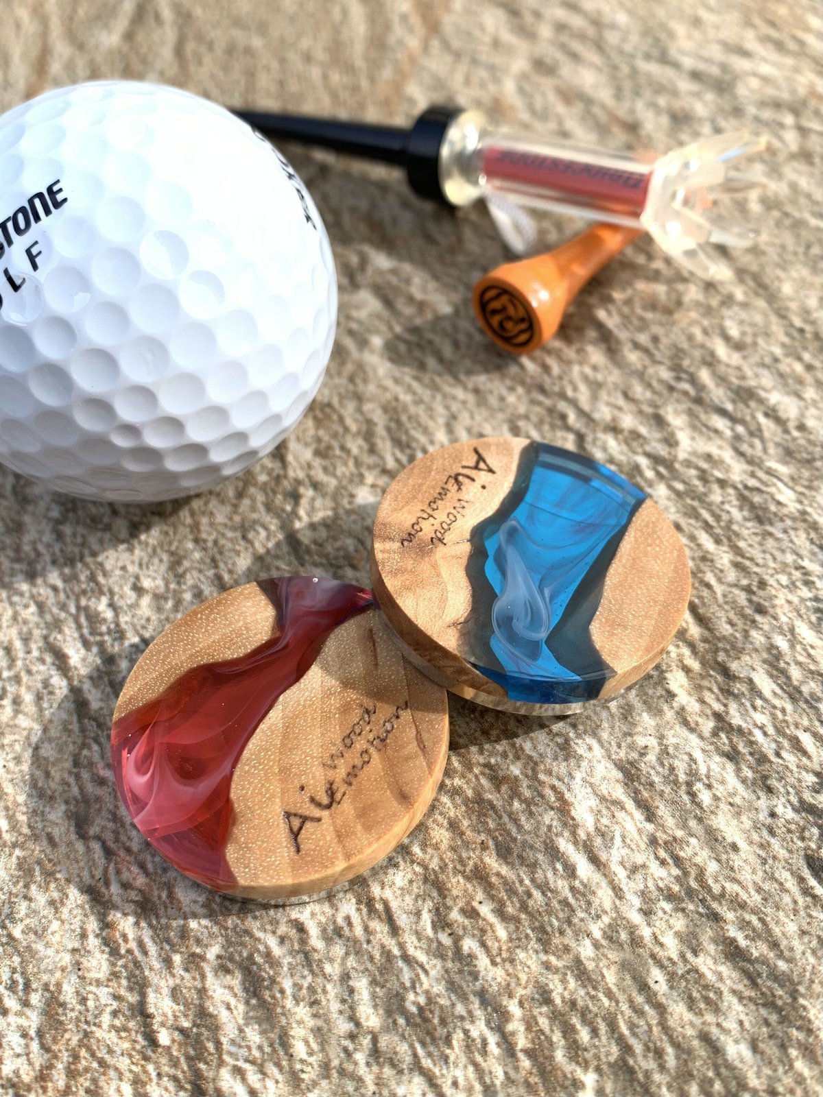 ゴルフマーカー blue | Ai Wood Emotion's STORE