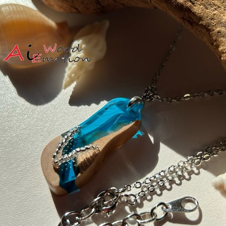 ウッドレジンネックレス | STORES