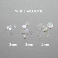 WHITE ABALONE DOT