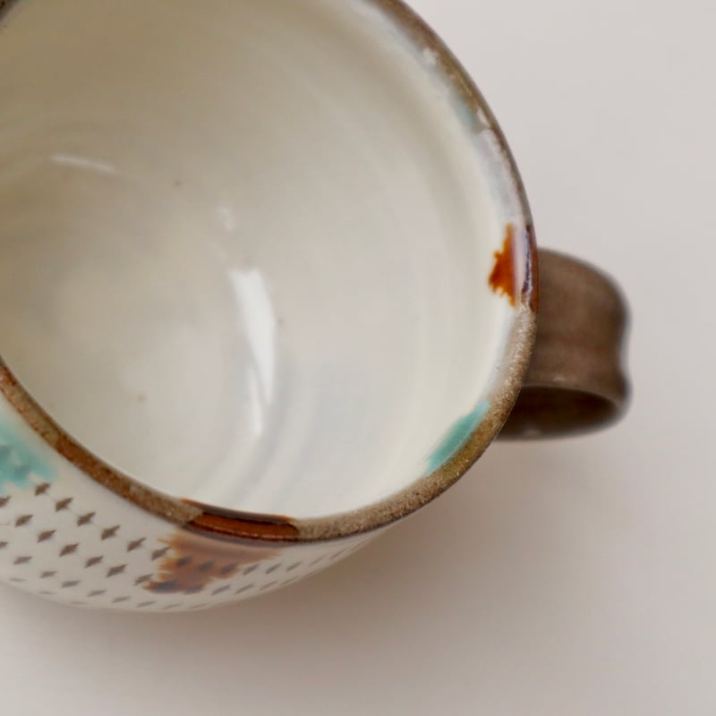 小石原焼 まるた窯/太田剛速 三彩飛び鉋マグカップ | nukumoly