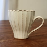 益子焼　わかさま陶芸　kinari　しのぎマグカップ