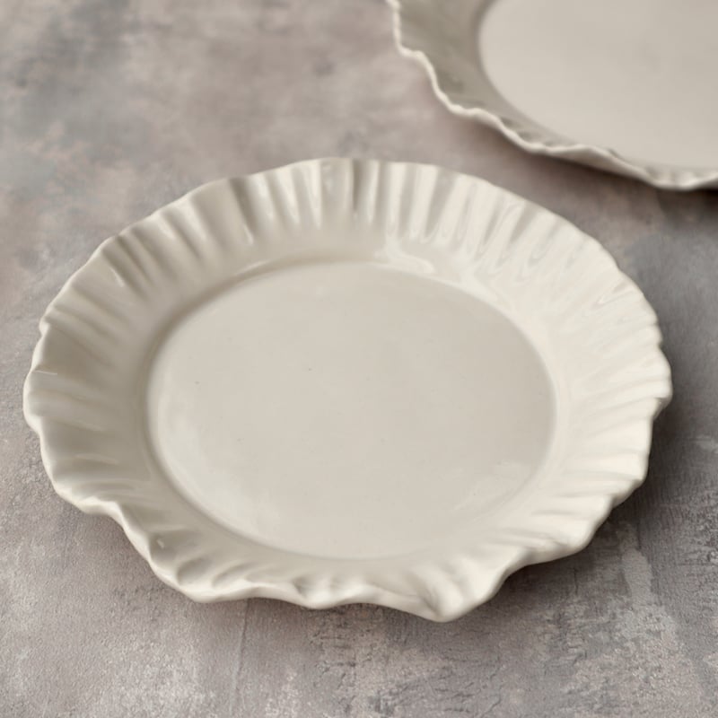 水谷ちえみ タタラしのぎフリルプレート（大・小） | nukumoly