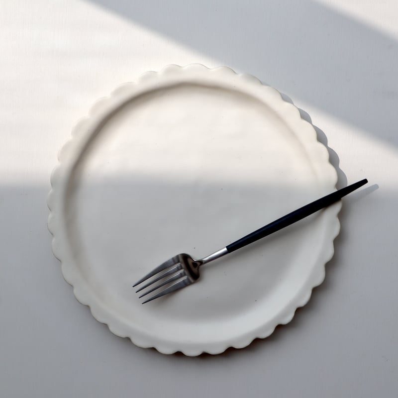 大皿　直径42cm 長浜由起子 ひらひら8寸皿 | nukumoly