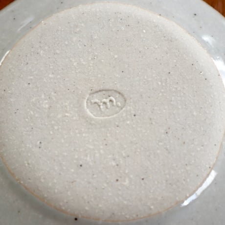 桃窯　田部桃子　白5寸皿（ぶた）