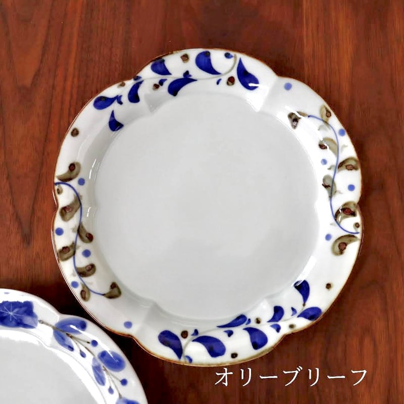 村田森　染付輪花皿 村田森 染付輪花皿 - メルカリ