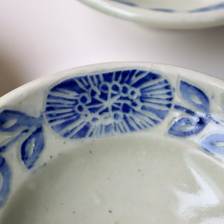 松崎麗　小鉢（呉須）