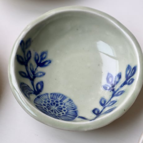松崎麗　豆鉢（グレー・呉須・ベージュ）