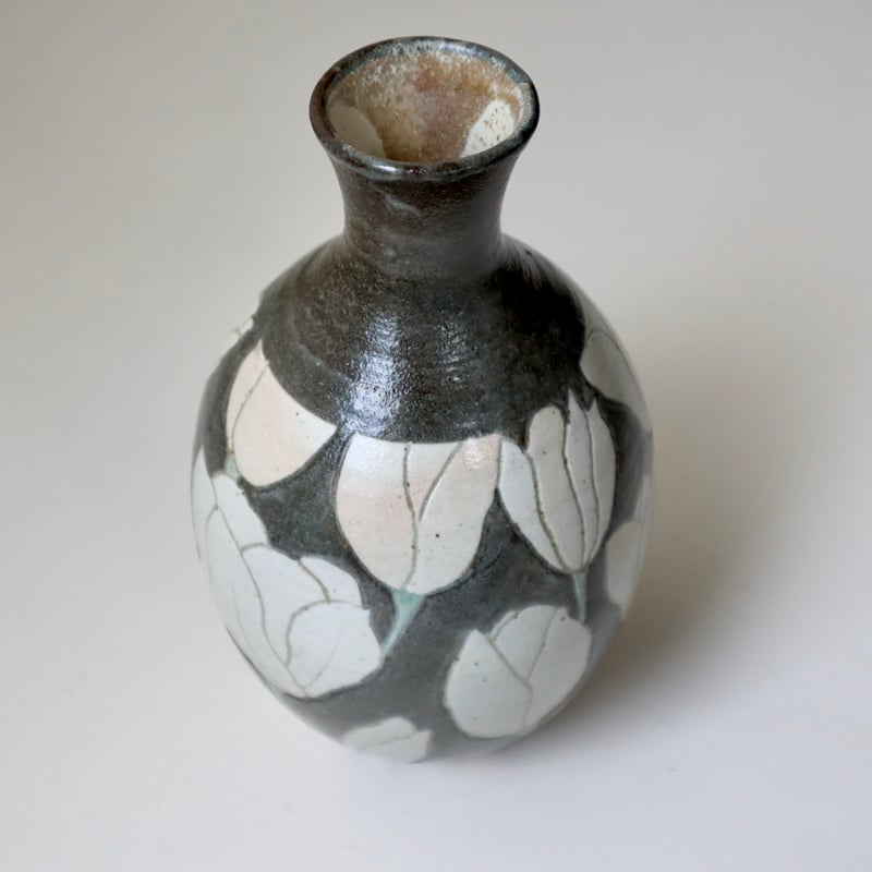 会津本郷焼 樹ノ音工房 加彩花器（レモン・みずき） | nukumoly