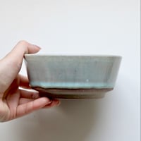 会津本郷焼 樹ノ音工房 色釉印花7寸鉢/イエロー | nukumoly