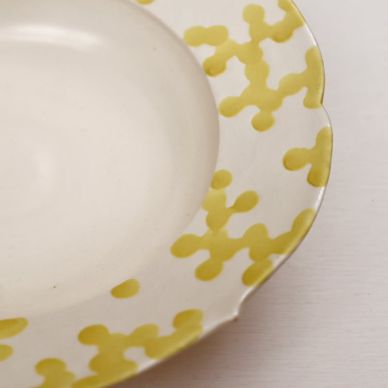 本郷里奈 ミモザシリーズ 稜花（りょうか）リム深皿 | nukumoly