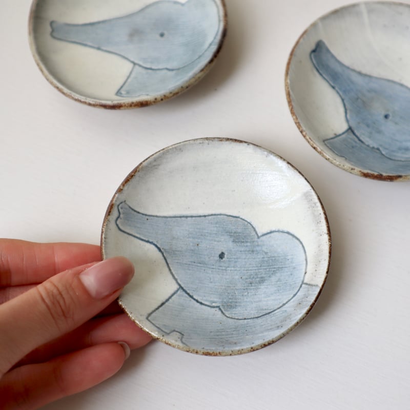 会津本郷焼 樹ノ音工房 加彩豆皿（ぞう） | nukumoly