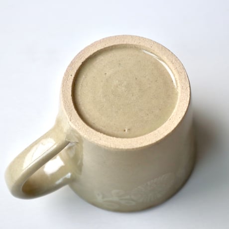 松崎麗　マグカップ（グレー・ベージュ）