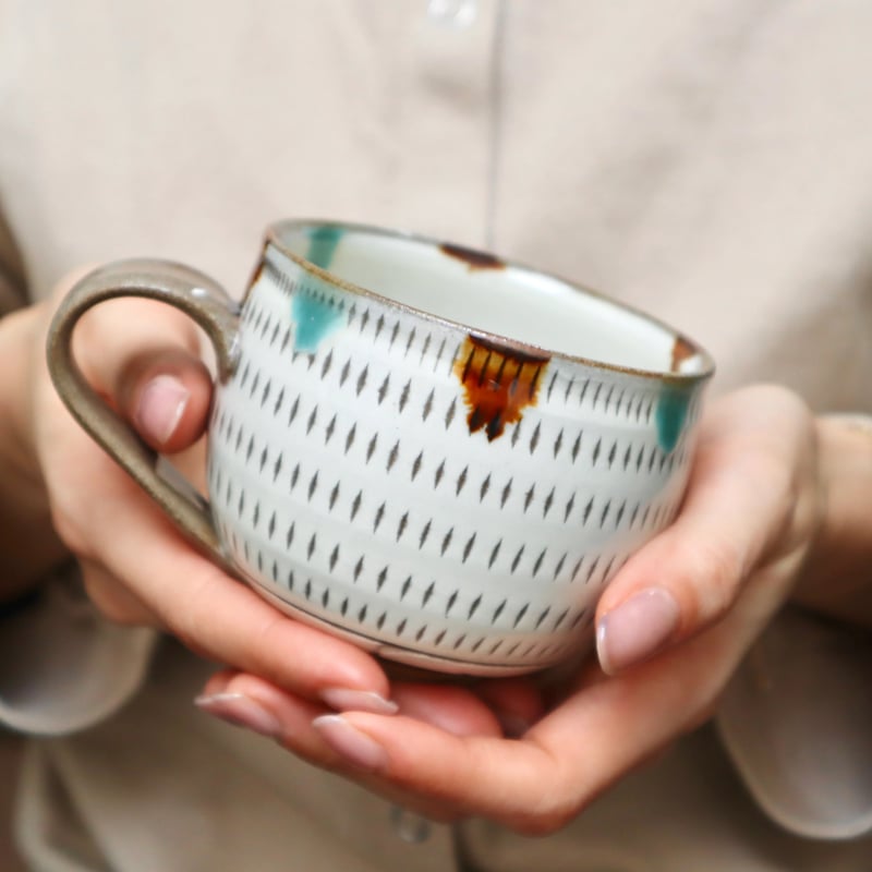「62 昭和レトロ 陶器・磁器シリーズ」小石原焼 太田熊雄窯ピッチャー 打ち掛け 64 昭和レトロ 陶器・磁器シリーズ」小石原焼 太田熊雄窯