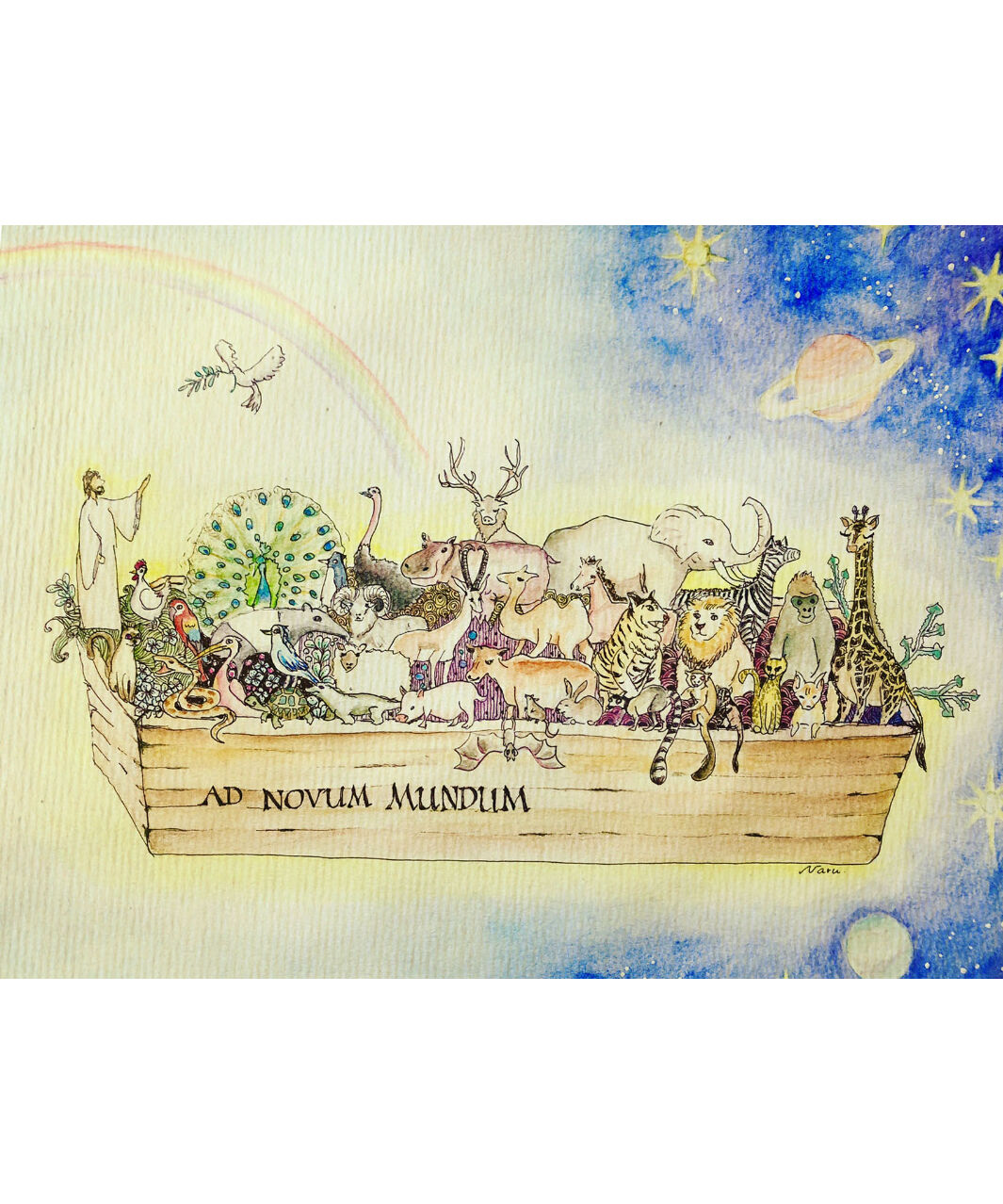 ポストカード ノアの方舟 | 農花