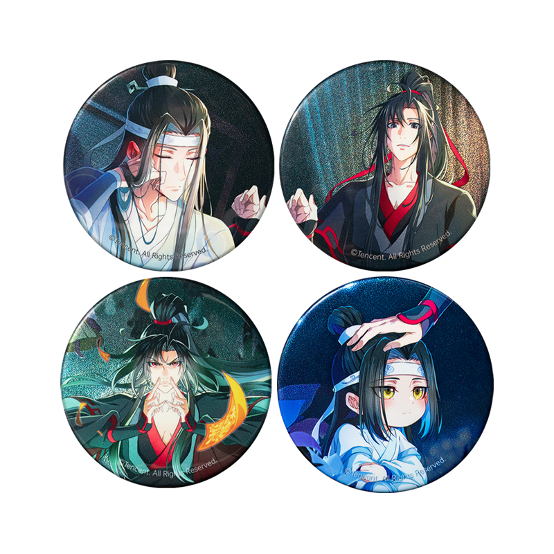 魔道祖師　THEキャラ　第一弾　缶バッジ 魔道祖師アニメ 缶バッジ第一弾 在庫品 | 瑠璃代行