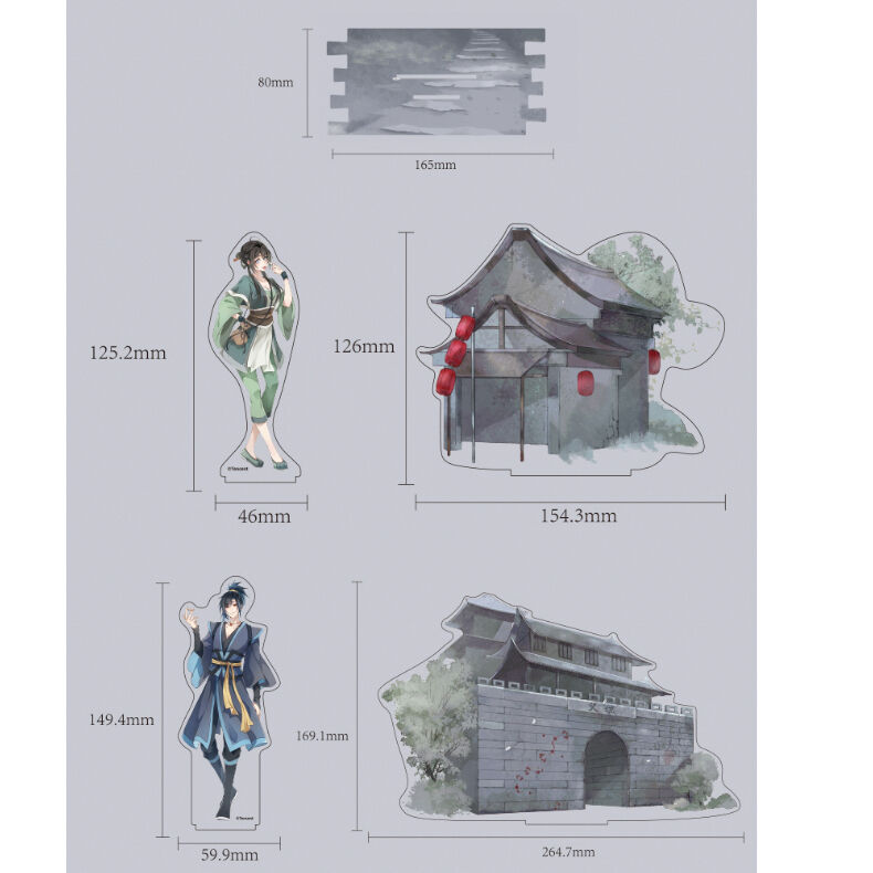 魔道祖師 義城組 アクスタフルセット※2022年2月下旬以降発送予定 