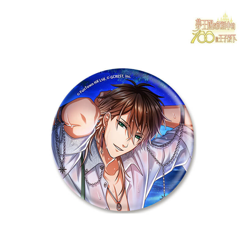 夢100 綻放於大海的星塵之花 海に咲く星屑の花 缶バッジ 台湾限定