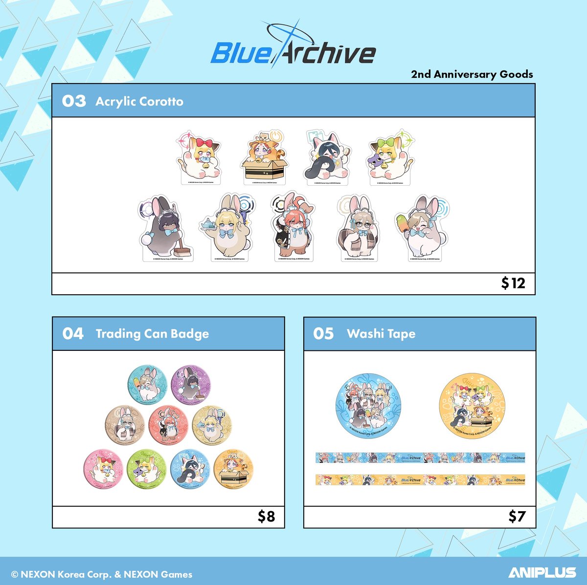 ブルーアーカイブ/blue archive コラボカフェグッズ ブルーアーカイブ/blue archive コラボカフェグッズ
