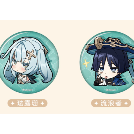 原神　缶バッジ (スメール) ちびver. 須弥城