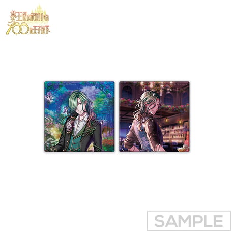 夢100　夜に咲くフラワーカクテル/夜間綻放的花香調酒  (台湾限定) コースターセット ※2024年8月以降発送予定
