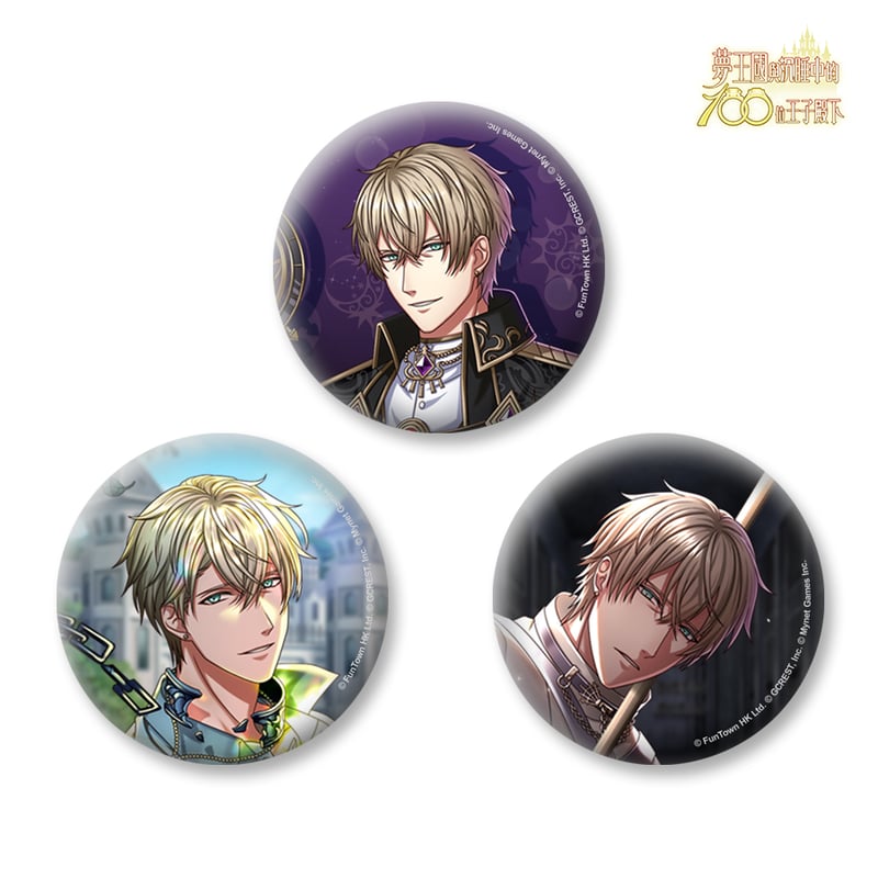 夢100 追想のジャッジメント 缶バッジセット (台湾限定) 追憶的審判