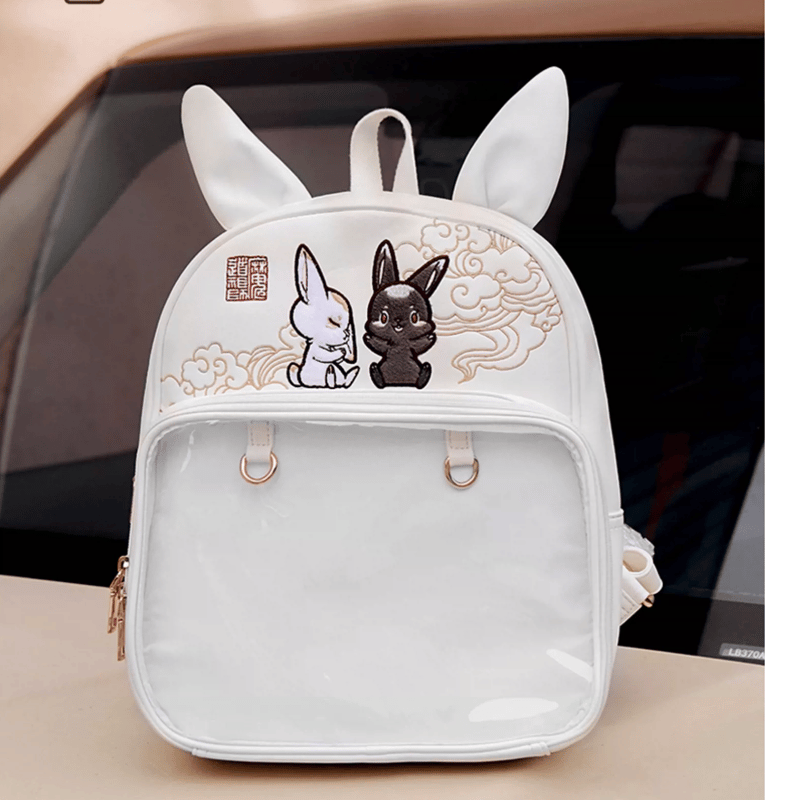魔道祖師 うさぎ缶バッジ 藍湛 魔道祖師 うさぎ缶バッジ 藍湛 アニメ「魔道祖師」 閑庭嬉兎Ver