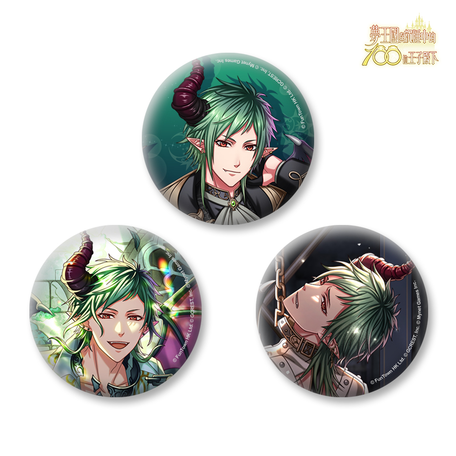 夢100 追想のジャッジメント 缶バッジセット (台湾限定) 追憶的