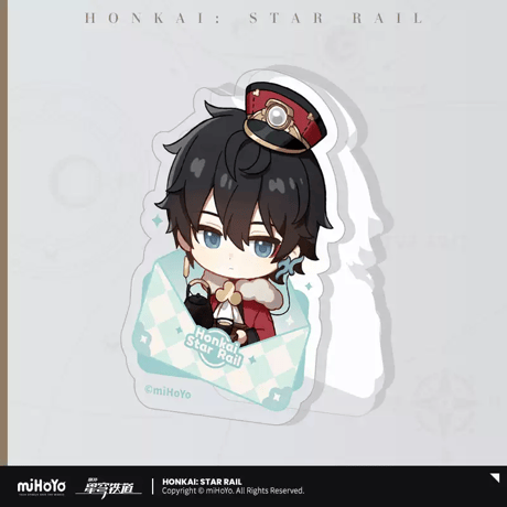 崩壊スターレイル ナナシビトの勲章(无名客的奖章)シリーズ アクリルクリップ※2025年7月以後発送予定