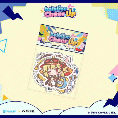 hololive ホロライブ　hololive production x CAPSULE　台湾限定　ステッカー