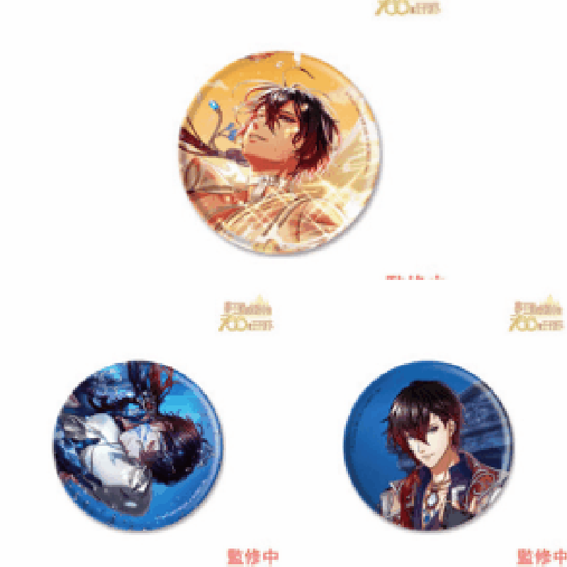 夢100 想い紡ぐ深愛の涙 缶バッジセット (台湾限定) 思念編織的深愛之