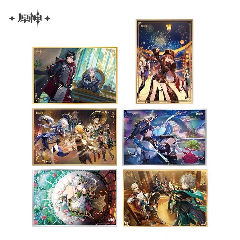 原神　アクリル色紙　6点セット 原神 アクリル色紙 | 瑠璃代行