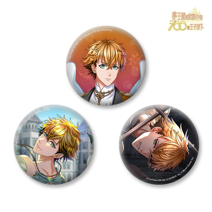 夢100 藤目　缶バッジセット 夢100 追想のジャッジメント 缶バッジセット (台湾限定) 追憶的