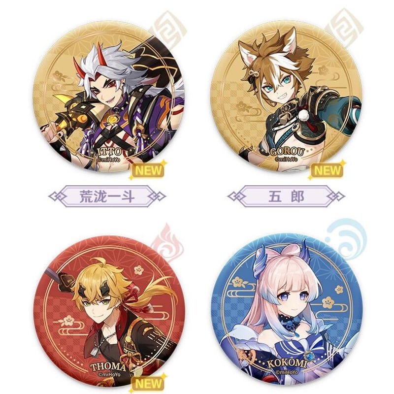 原神 稲妻 缶バッジ※ 発送日未定 | 瑠璃代行