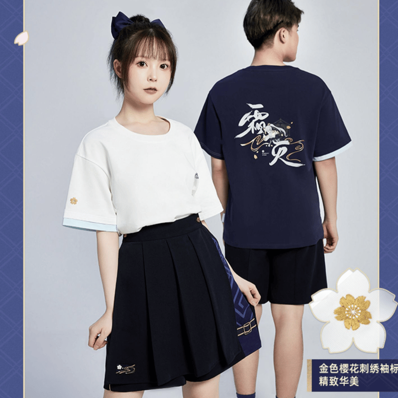 原神 神里綾華イメージ 靴下セット/Tシャツ/ベルト※2023年8月 原神 神里綾華イメージ 靴下セット/Tシャツ/ベルト※2023年8月