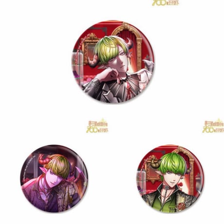 夢100　魅惑のヒールは棘を持つ 缶バッジセット (台湾限定) 帶刺的魅惑靴子