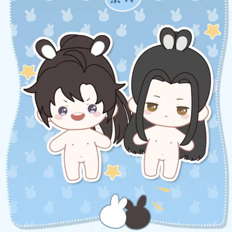 魔道祖師　kaze ぬいぐるみ　骨なし　魏嬰　藍湛　MDZS 10cm