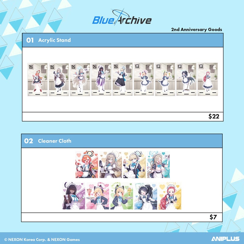 ブルーアーカイブ/blue archive コラボカフェグッズ ブルーアーカイブ/blue archive コラボカフェグッズ