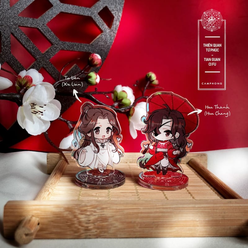 天官賜福 アクリルスタンド 2個セット ローカル 謝憐 花城 天官賜福 アクリルスタンド 2個セット ローカル 謝憐 花城