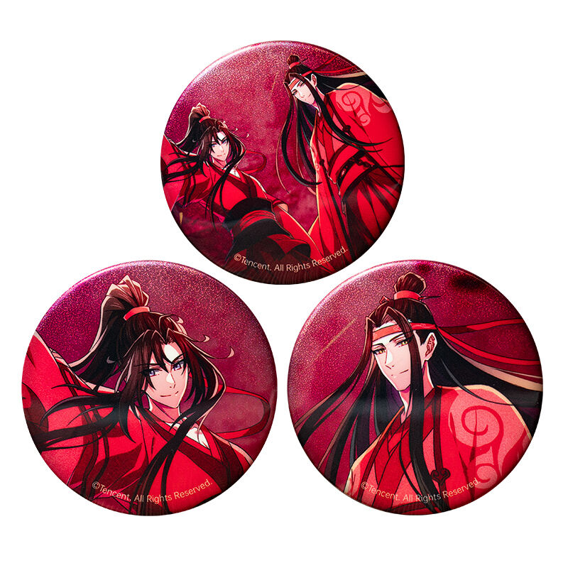魔道祖師アニメ 缶バッジ第二弾ー昭彰 在庫品 傷あり | 瑠璃代行