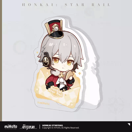 崩壊スターレイル ナナシビトの勲章(无名客的奖章)シリーズ アクリルクリップ※2025年7月以後発送予定
